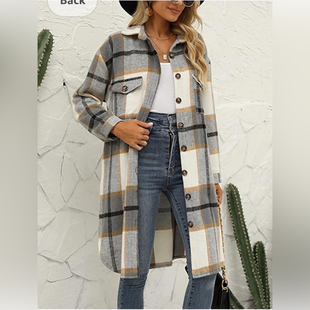 Extra long shacket
